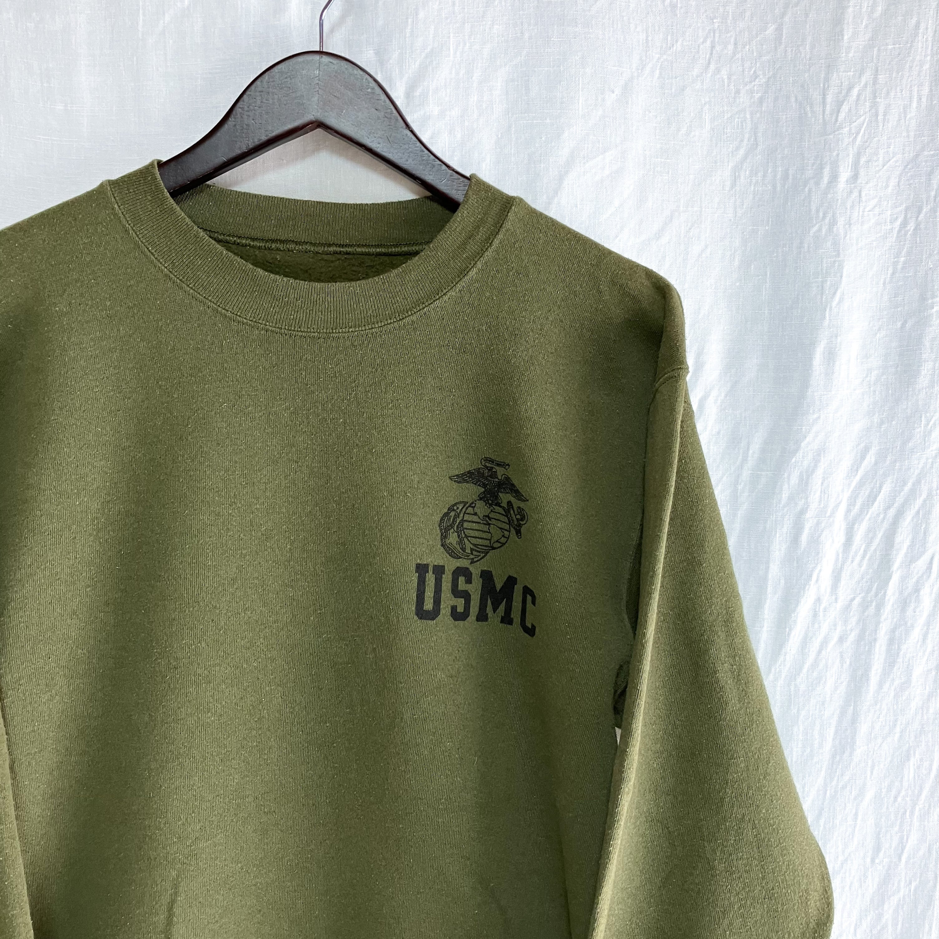 米軍 海兵隊 USMC プリント ミリタリー スウェット M 相当 米軍 海兵隊 USMC プリント ミリタリー スウェット M 相当
