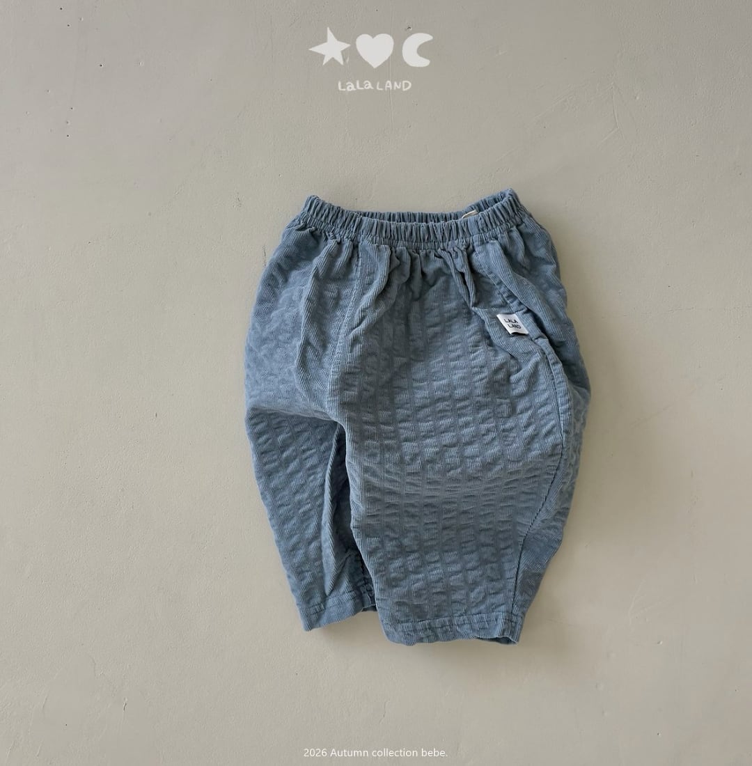 送料無料【予約】/ babyエンボゴールデンパンツ /lalaland