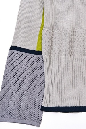 アウラアイラ AULA AILA OFF-CENTER RIB KNIT