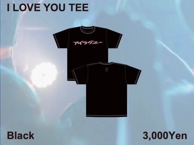 永遠の愛ツアーアイラヴユーTシャツ 【BLACK】 | BLUEGOATS