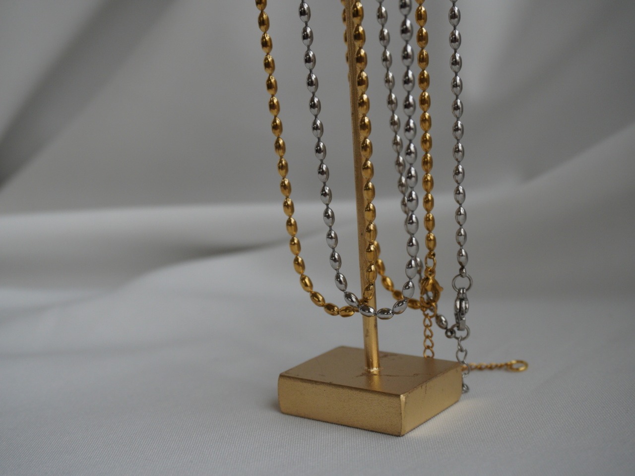 【 CORE 】stainless ballchain necklace