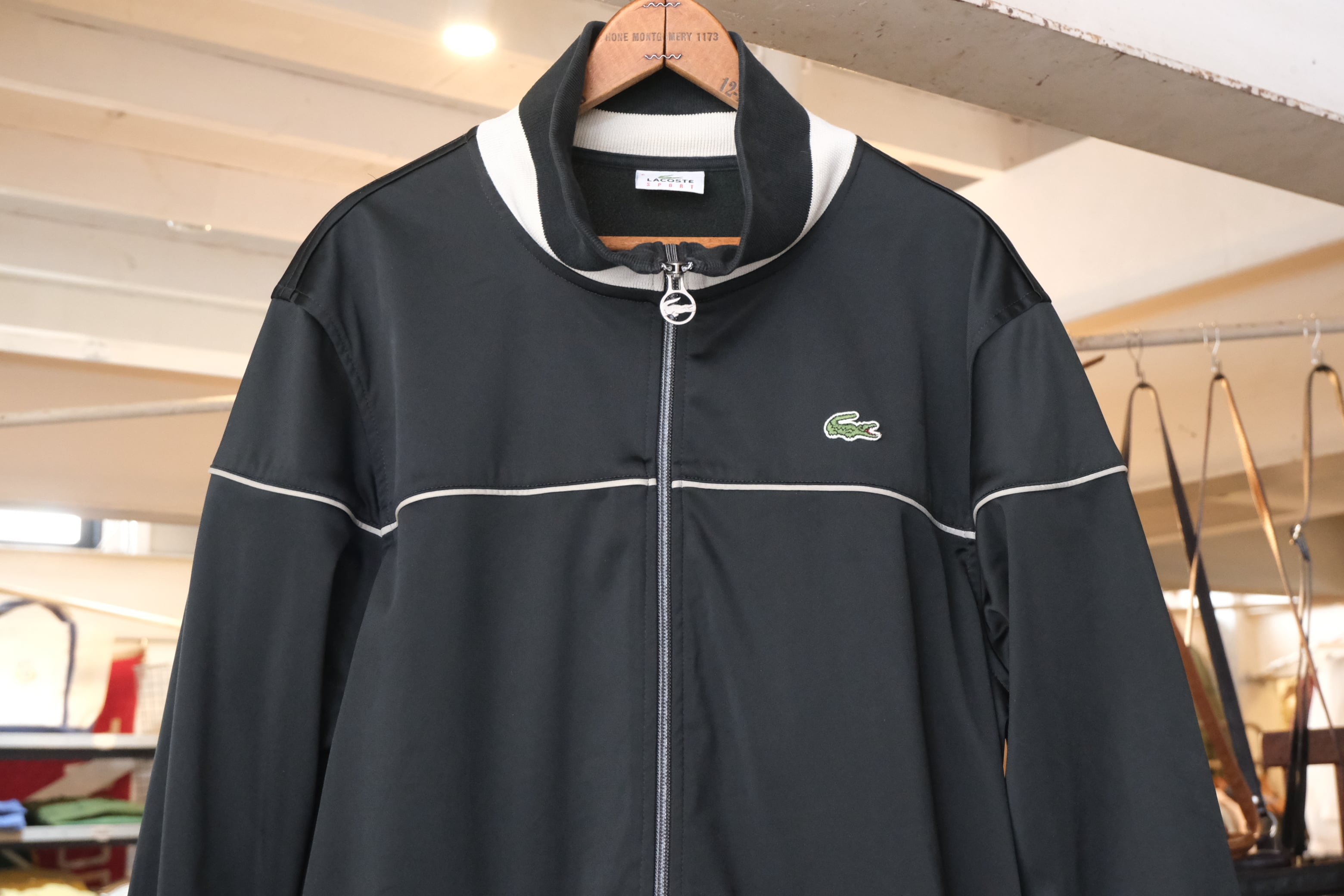 00's LACOSTE SPORT black truck zip-up Jacket | GARYO