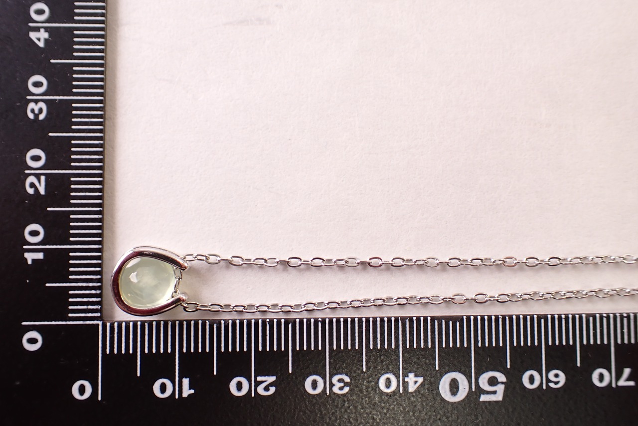 プレナイトネックレス　1.59ct [D12‐184]