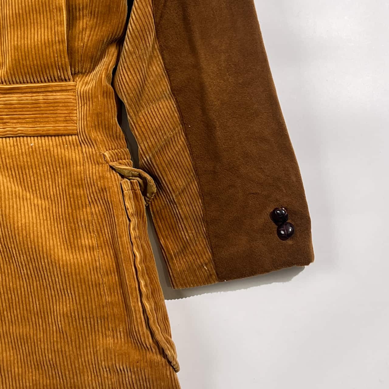 90s McGREGOR マックレガー くるみボタン エルボーパッチ コーデュロイ ジャケット M/ベージュ系 メンズ  ビンテージ