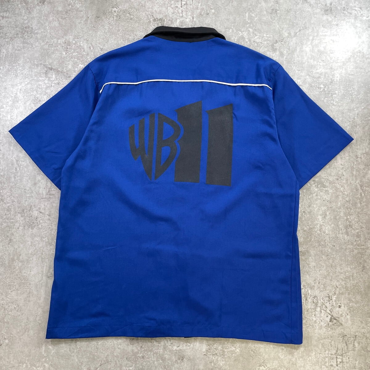 HILTON ヒルトン ツートンカラー ボーリングシャツ メンズXL相当 古着