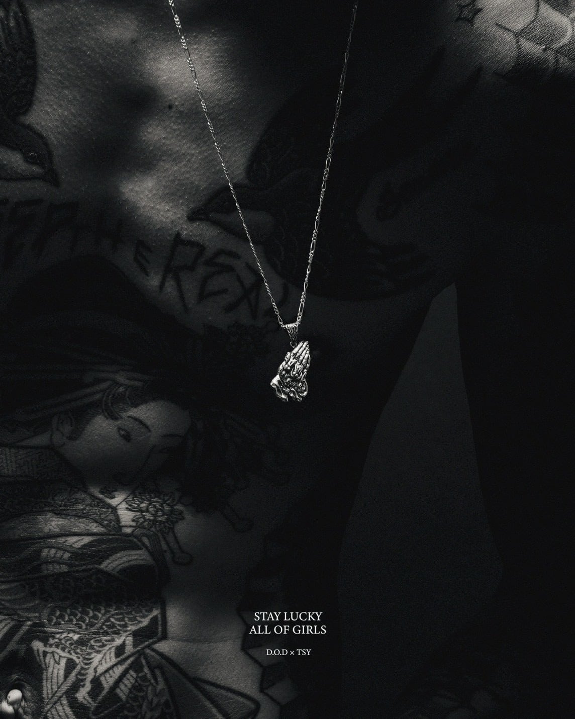 D.O.D×TATTOO STUDIO YAMADA/ PRAYING HANDS NECKLACE | WHISKER
