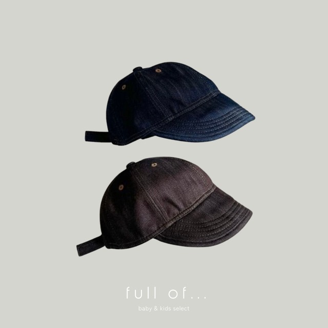 【Last1 blue 即納】minirobe love jeans cap #17336