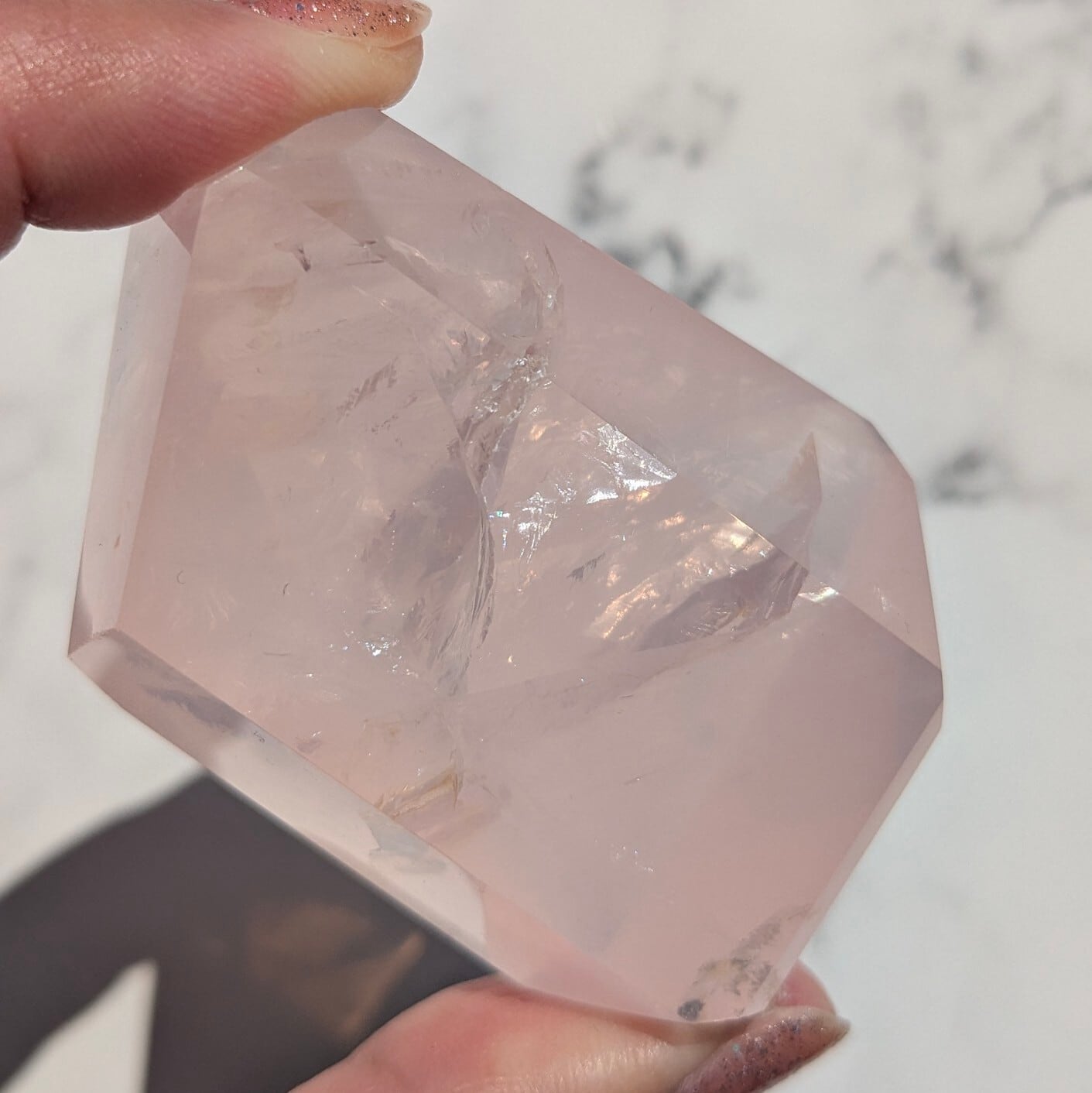 高品質　アイリス　ローズクォーツ　フリーフォーム ローズクォーツ フリーフォーム 約111g | iris imrama stone