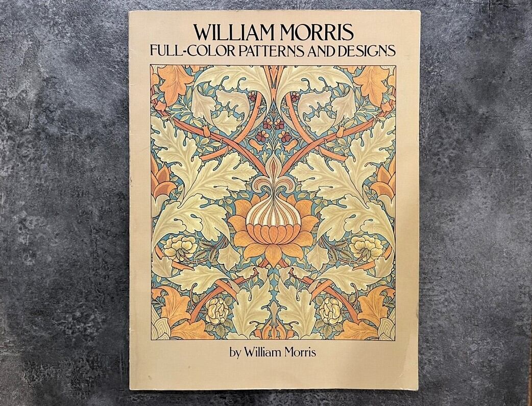 【VA268】William Morris Full-Color Patterns and Designs  /visual book