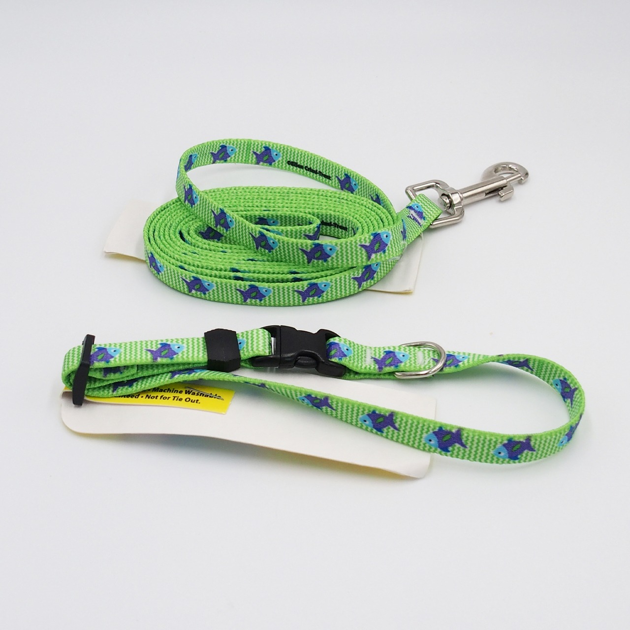 Fish Tales　首輪＋リードセット　XS サイズ - Yellow Dog Design