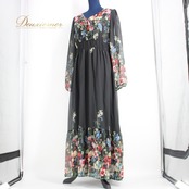 社交ダンス 衣装 スタンダード ドレス ワンピース レッスンウェア パーティ衣装 女性用 レディース オールシーズン 黒 赤 青 緑 ブラック系 レッド系 ブルー系 グリーン系 花柄 ダンス映え 大きい裾 伸縮性 ポリエステル クラシック エレガント