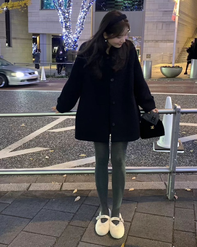 (予約) ounce / Baby alpaca carol half coat 2color