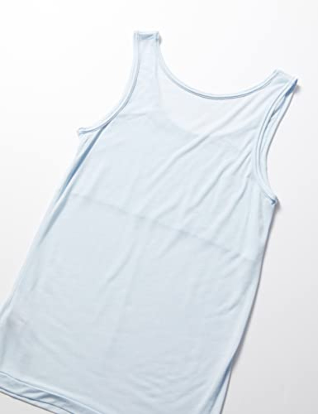 [ガロー] 胸二重タンクトップ2枚組 接触冷感 150 ホワイト ミント 451391