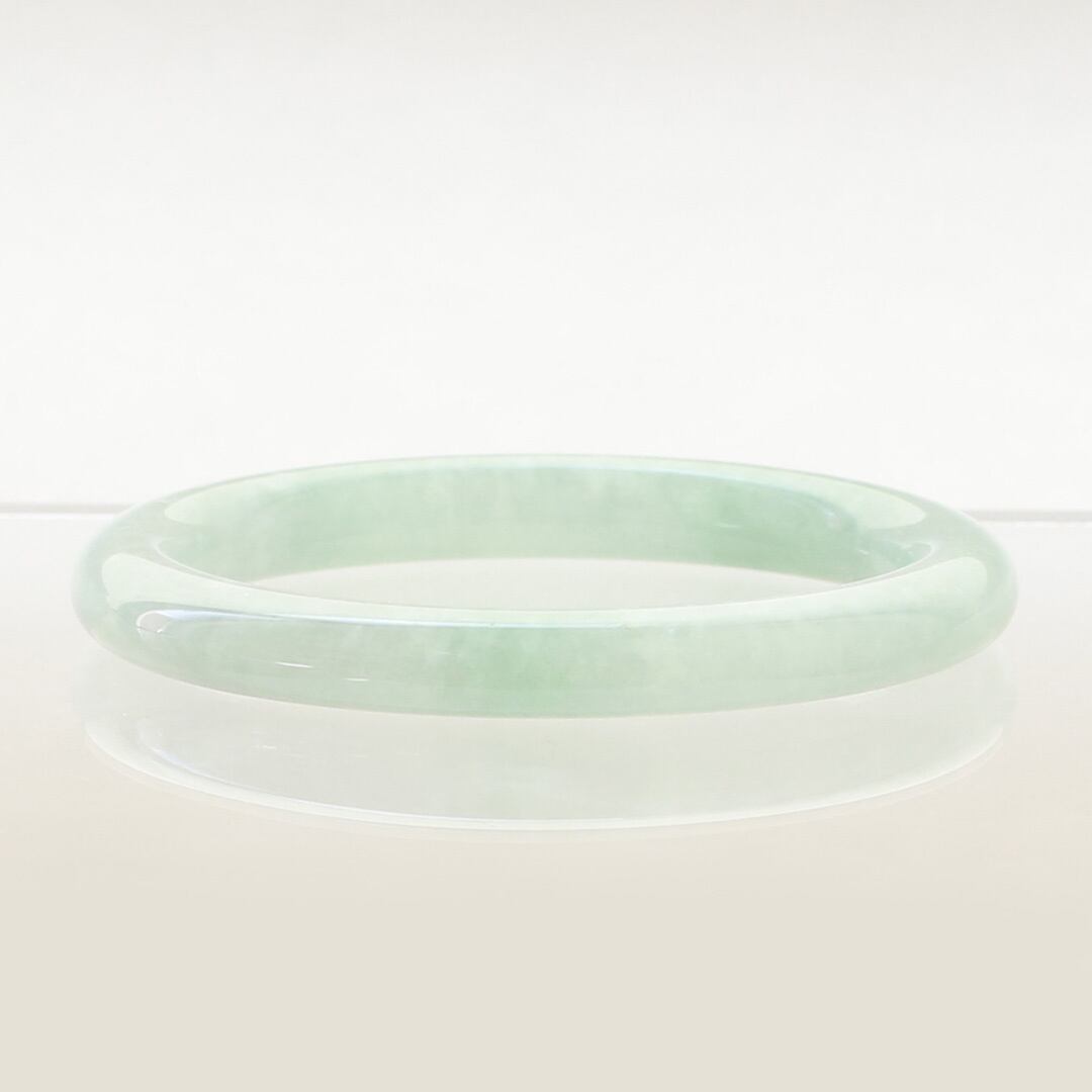 内径約56mm 】透明感抜群！バングル A貨翡翠 jd_bg1221 | 【MeiNu