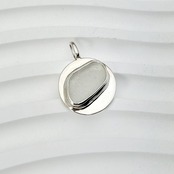 Horizon / Sea Glass Pendant Head Round
