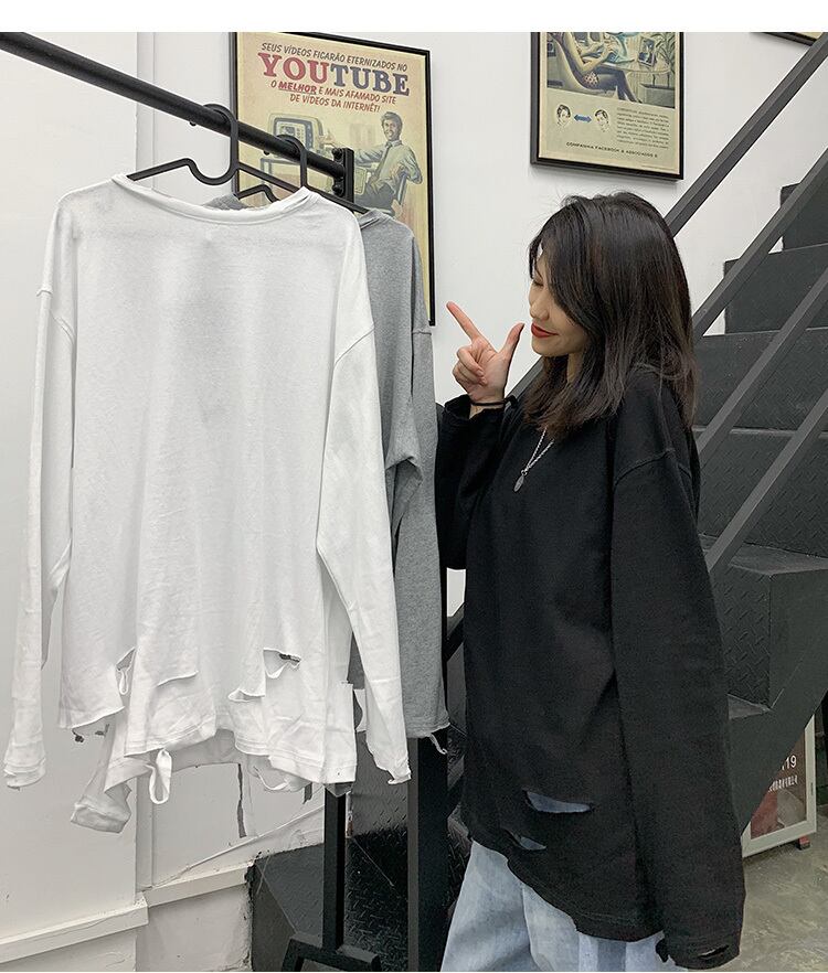Aooo オーバーサイズロングスリーブTシャツ Lサイズ ホワイト 白 ロンT Aooo オーバーサイズロングスリーブTシャツ Lサイズ ホワイト 白 ロンT