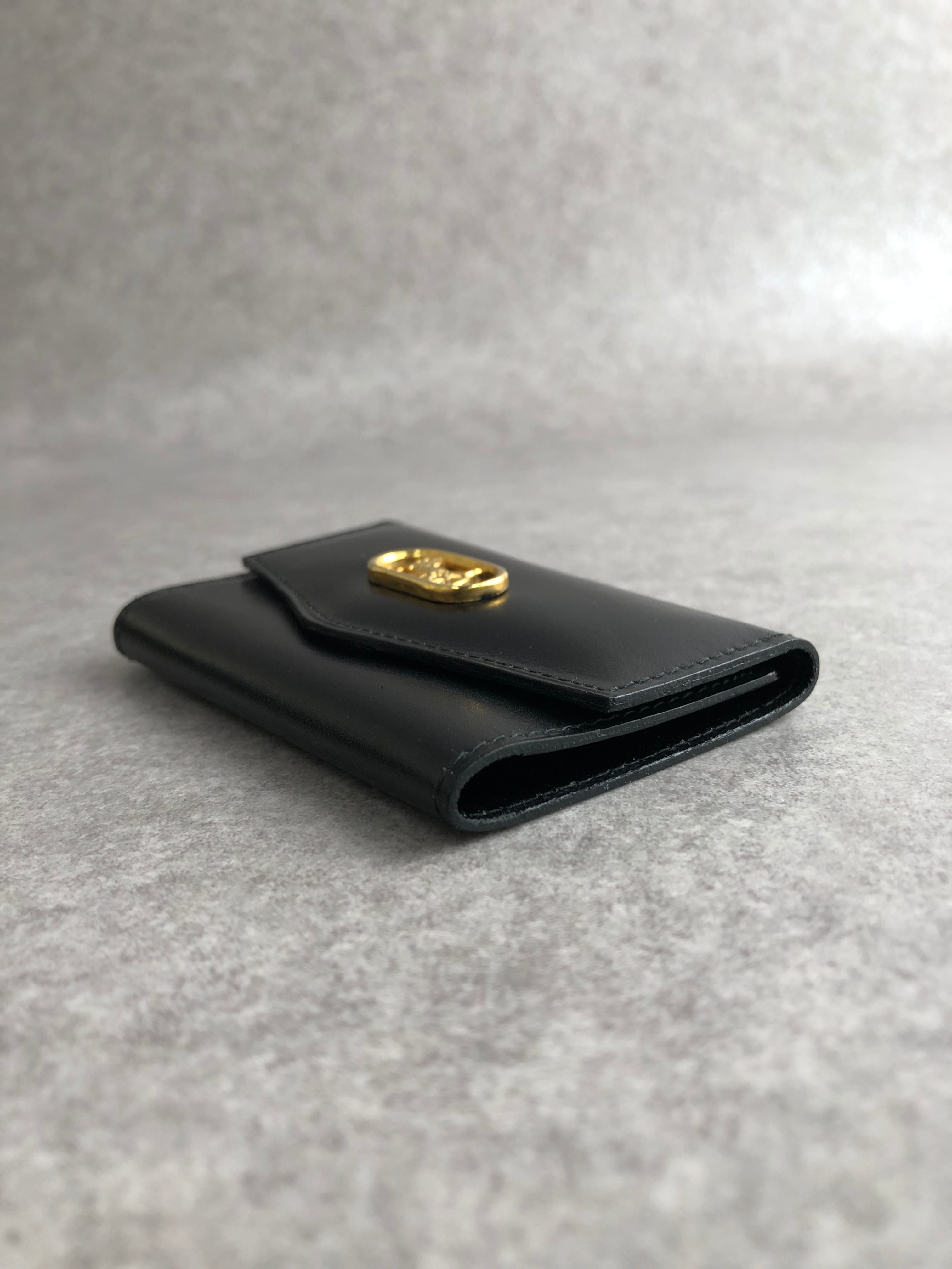 CELINE セリーヌ キーケース ブラック ホースキャリッジ レザー 6連