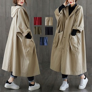 長袖 アウター コート レディースファッション スプリングコート 軽量 体型カバー レディース ロング丈