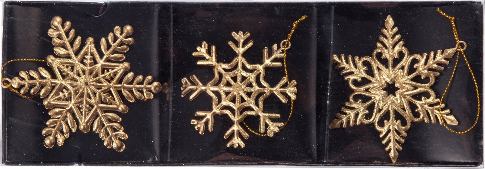 スノーオーナメント３Ｐ　ＳＩ　シルバー系　COH-889　4961823784446　クリスマス雑貨 > ポピーオリジナル