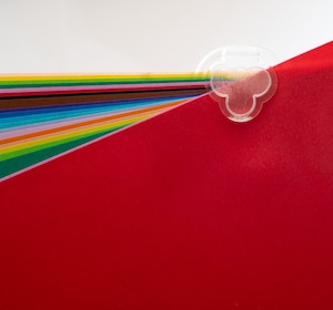 カワイイにくきゅうペーパークリップ ワン 全12カラー(2枚1組)