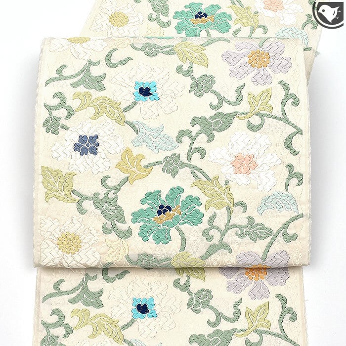 スリーシーズン　新品　西陣紗織袋帯　東京江戸紅型染　綿芯御仕立付 西陣織 | 帯専門店おびや【公式店】