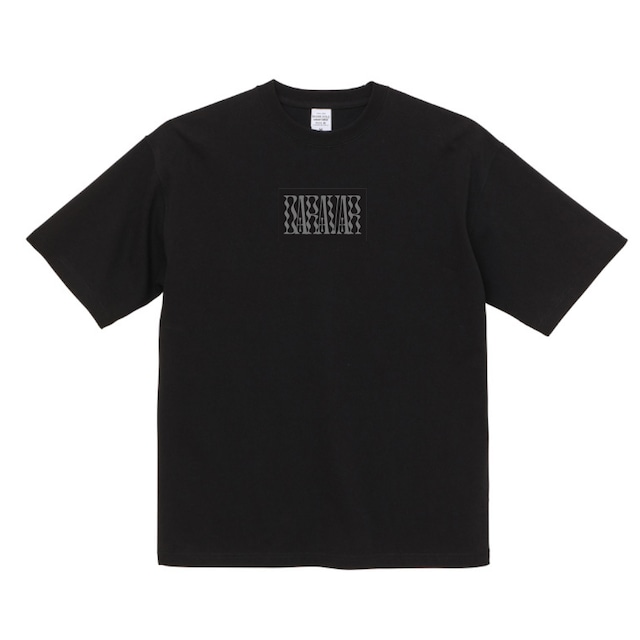 【BIGSIZE】DARAVAR : tag T-shirt(Black)(受注生産)
