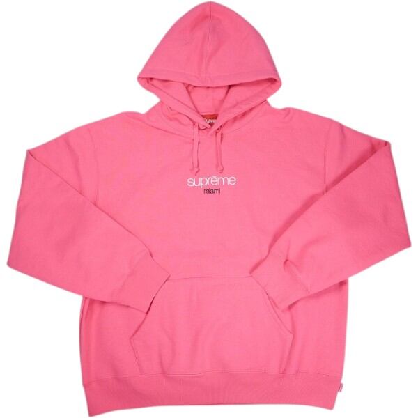 GNARCOTIC LOGO HOODIE - PINK WITH BLACK (ジーナーコティック ロゴ