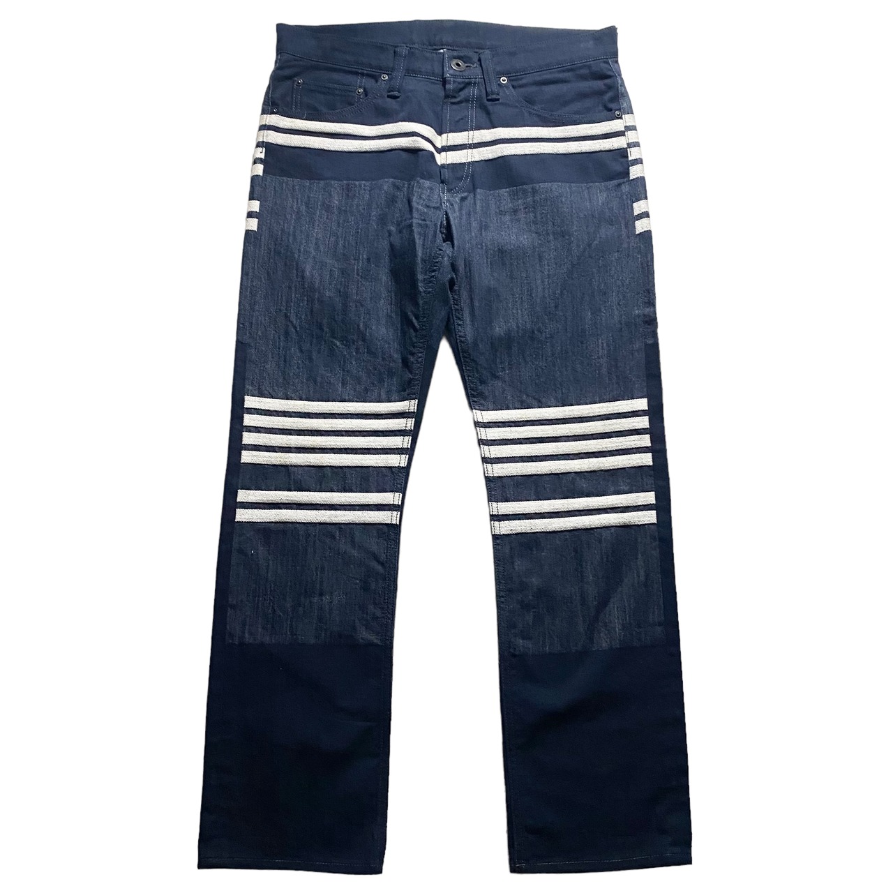 ISSEY MIYAKE MEN “A-POC” switching design denim set-up