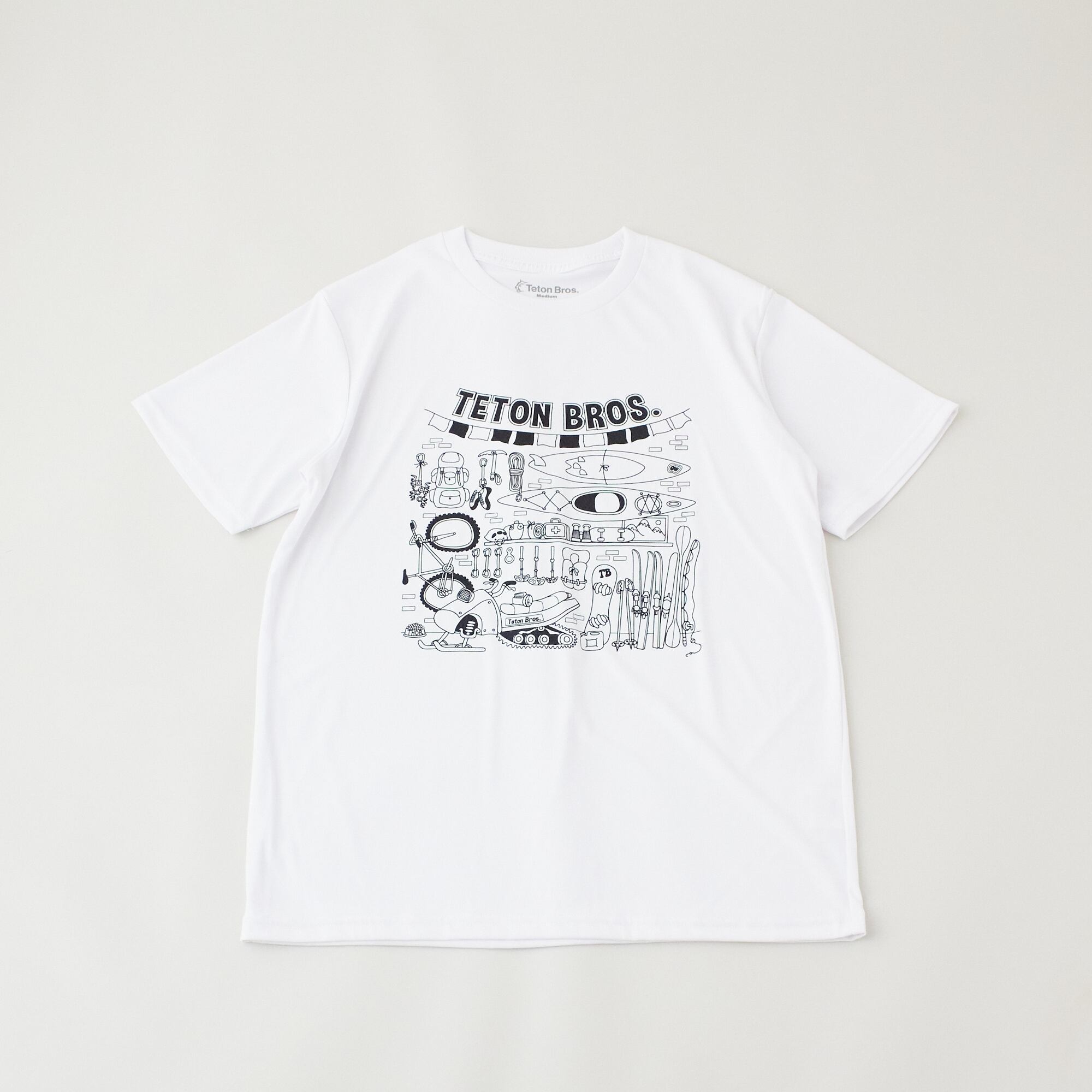 Teton Bros ティートンブロス TB Garage Tee メンズ 半袖Tシャツ White