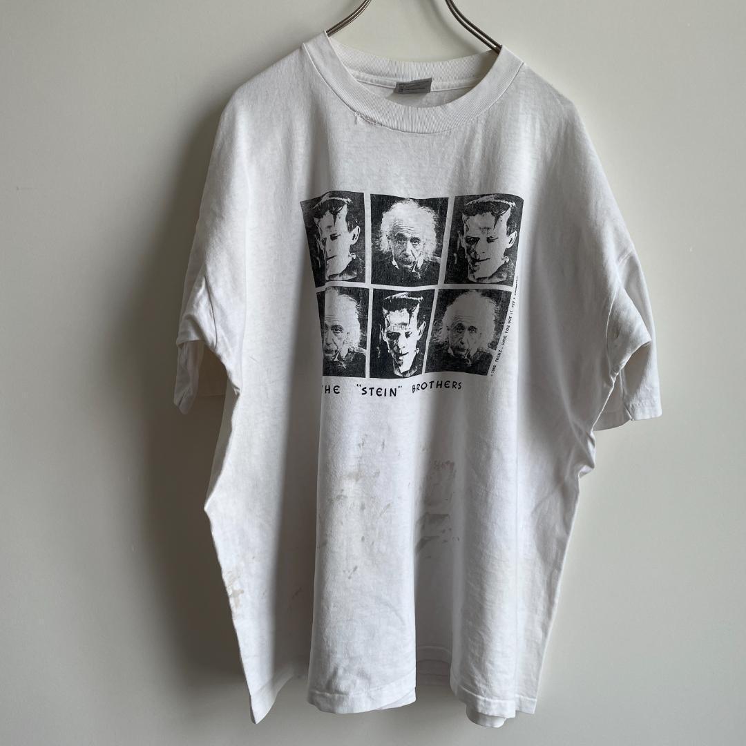 【GF98】 Tシャツ 1989年 80s 写真T フォトT アインシュタイン | ビンテージ雑貨 家と外で powered by BASE