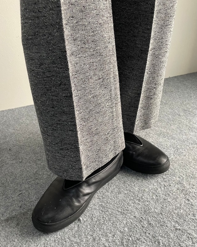 【Maison Margiela】cropped wide trousers