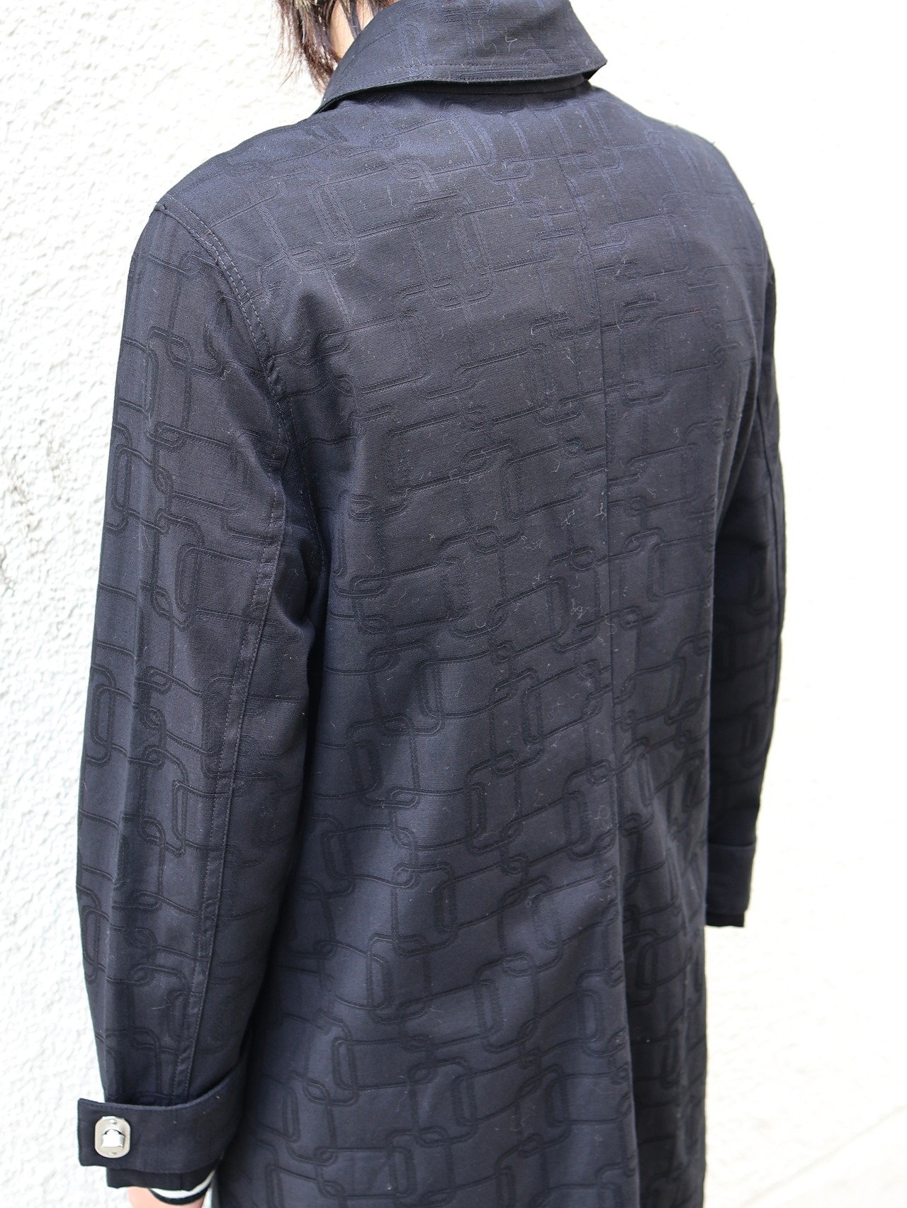 allover design half coat