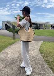 Paper rattan Tr bag