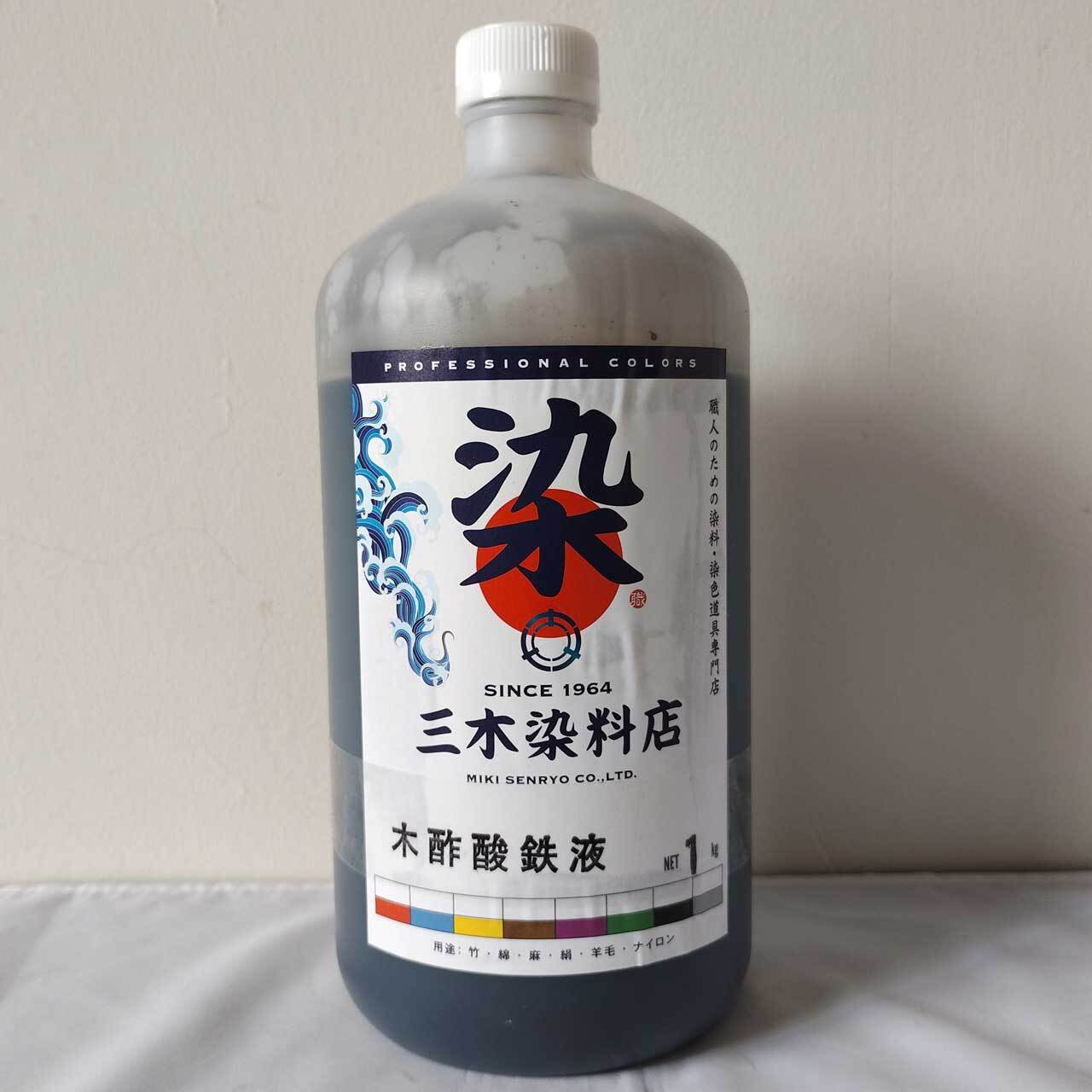 木酢酸鉄液｜1kg｜【鉄媒染剤】 | 職人のための染料・顔料・染色助剤