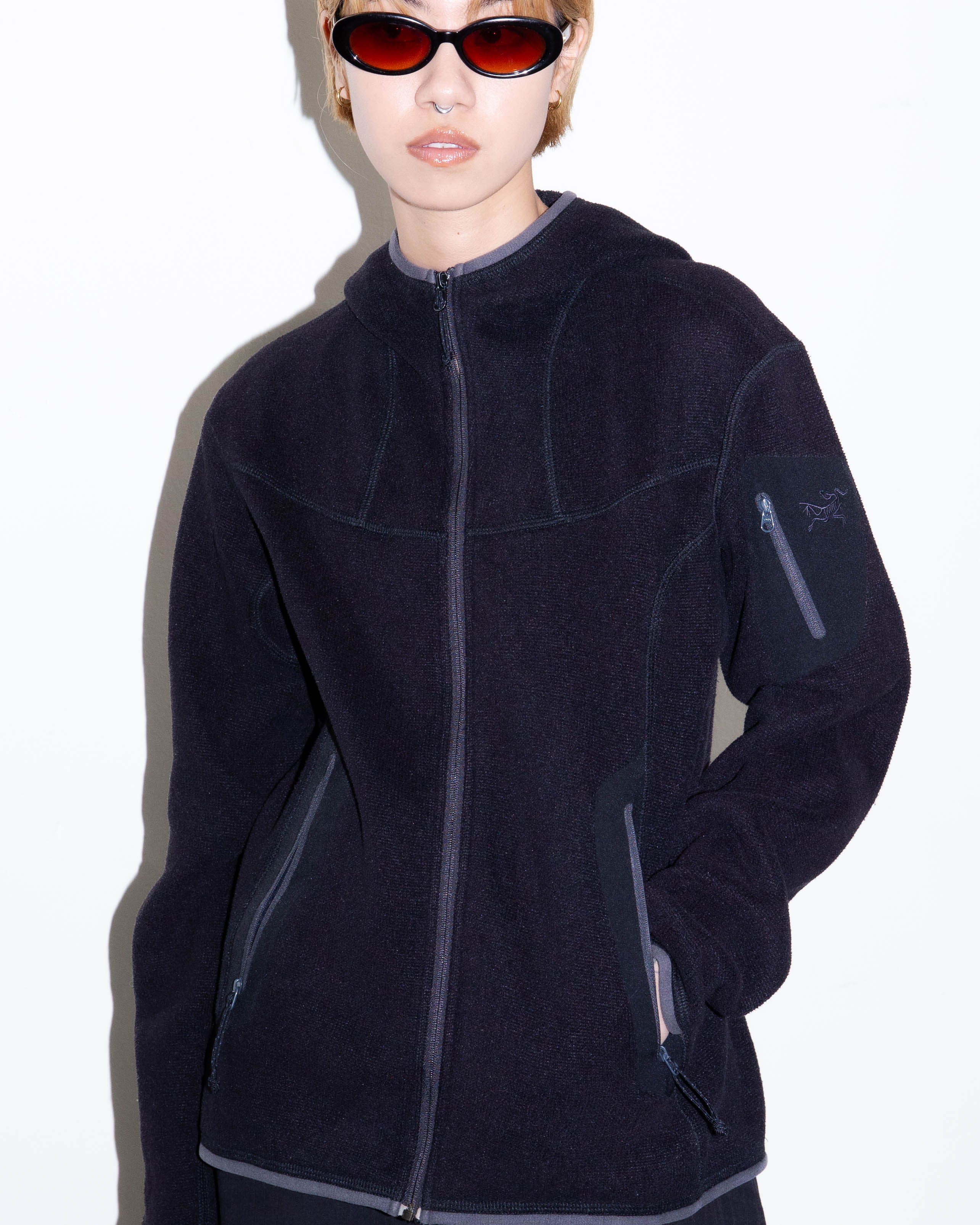 early 2000s ARC'TERYX - Covert Hoody / knit fleece, made in Canada