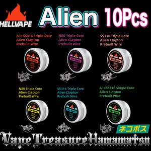 【HELLVAPE】Hellvape Alien Clapton Prebuilt Wire 10Pcs RBA RDA RTA RDTA