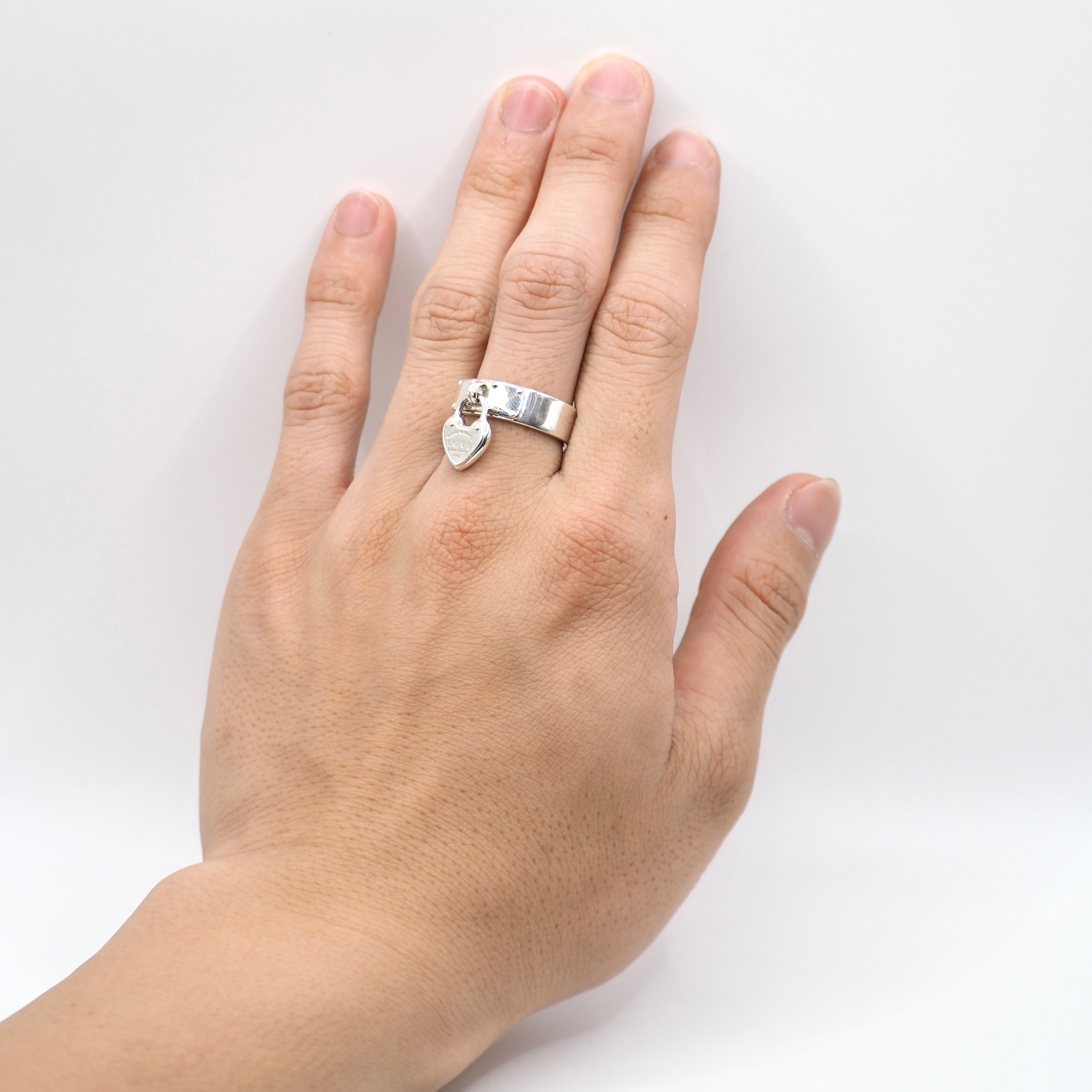 Tiffany&Co. 約16号 ラブロック リング シルバー925 ティファニー