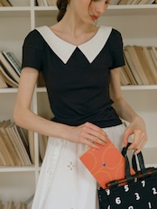 Juliette Collar Top F0726