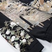 【BJK-M0024】Lsize再構築リバーシブル着物ボンバー KIMONO REVERSIBLE BOMBER JACKET