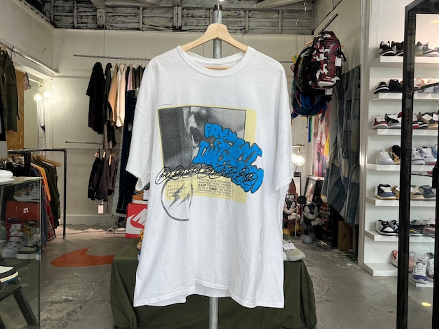 TRAVIS SCOTT × FRAGMENT CUCTUS JACK MANIFEST TEE CREAM XL 70102