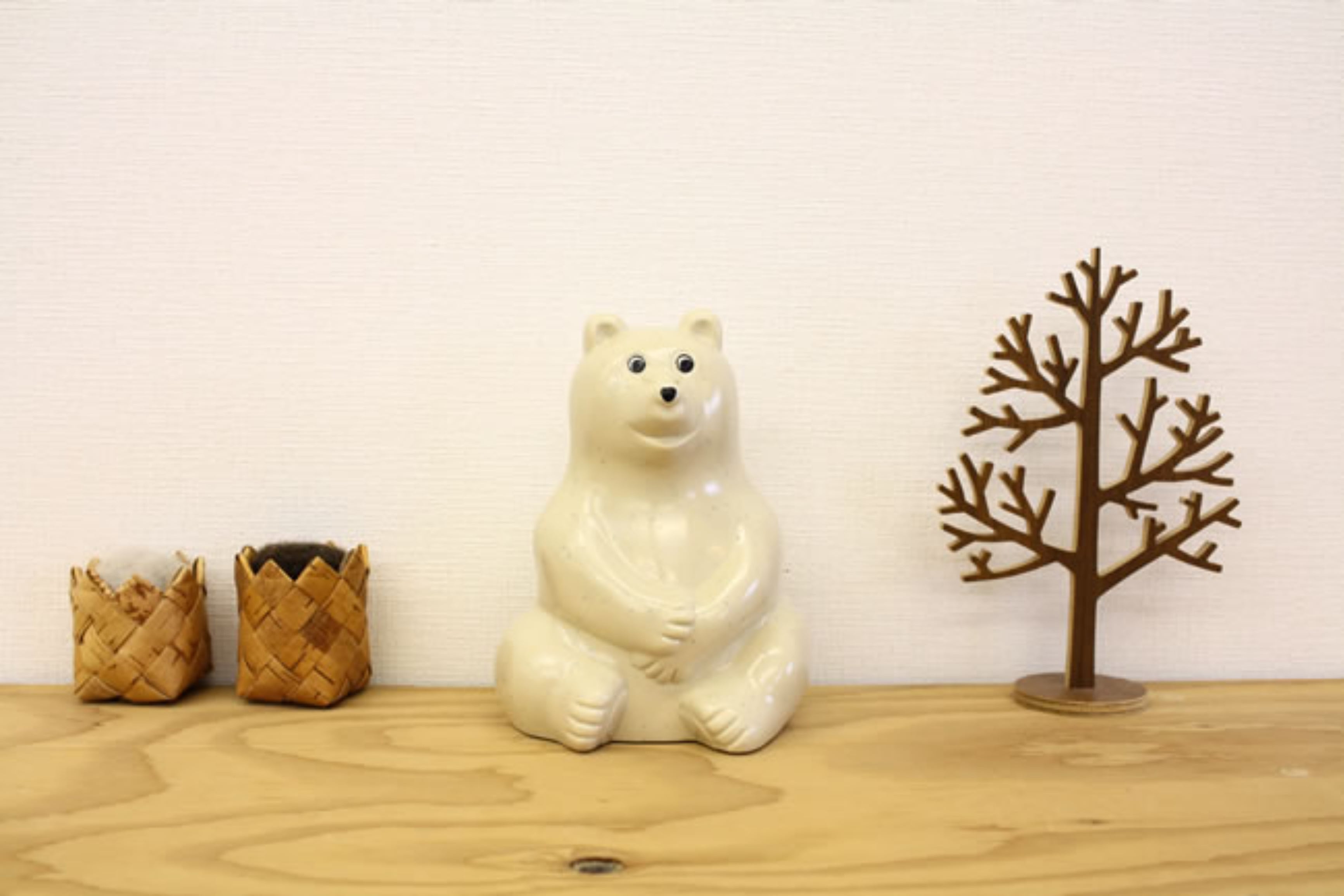 PLASTEP フィンランド 白くま貯金箱 | Zakka so-la