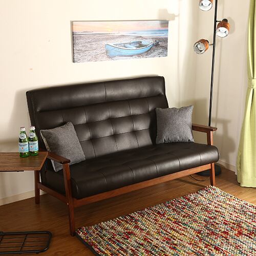 メッシュ肘付座椅子7段 BK/BR/IV | くつろぎショップ