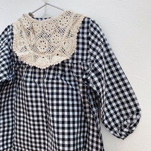 gingham check onepiece