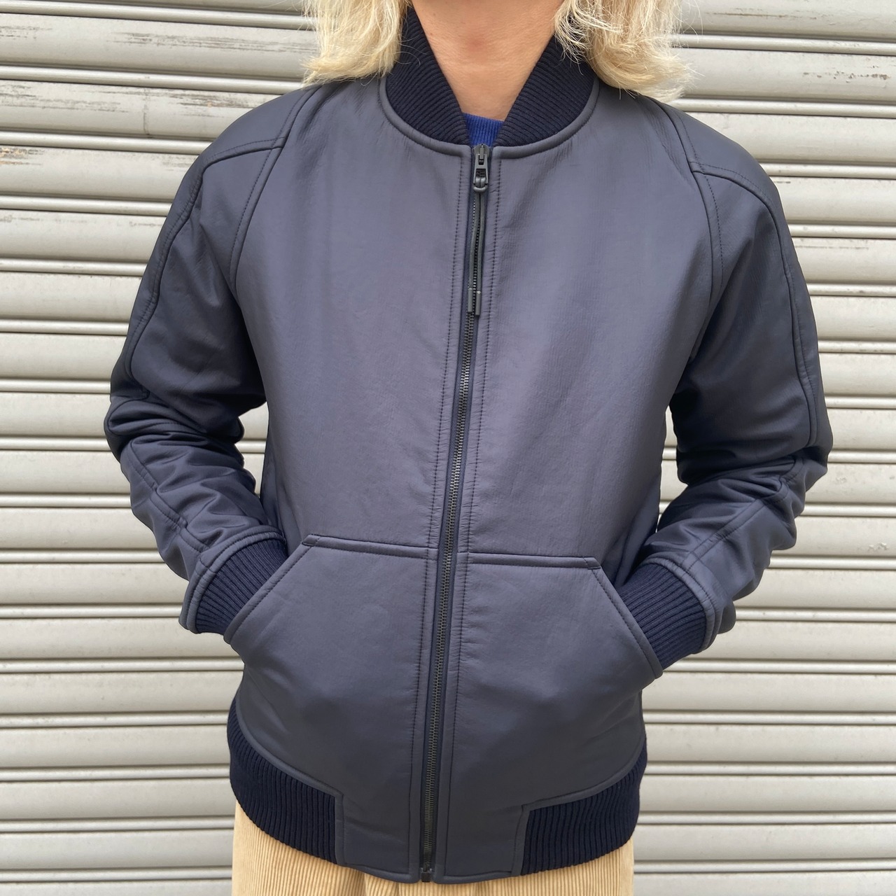 タグ付き未使用品 NIKELAB ホワイトレーベル ボンバージャケット S