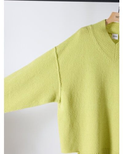 【YENN】[Y254-91118] WASHABLE WOOL VN PO