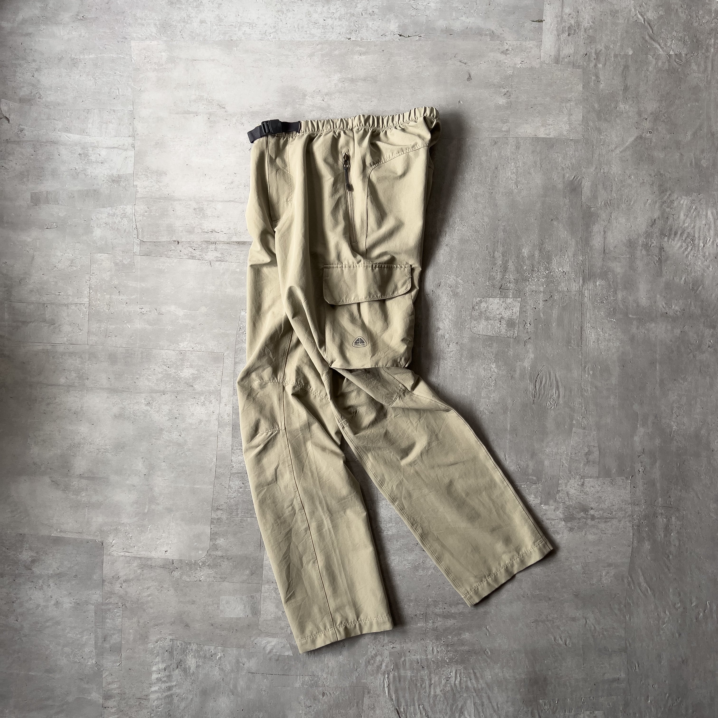 00s “NIKE ACG” cargo pants 00年代 ナイキ ナイロン×ポリウレタン混紡 ...