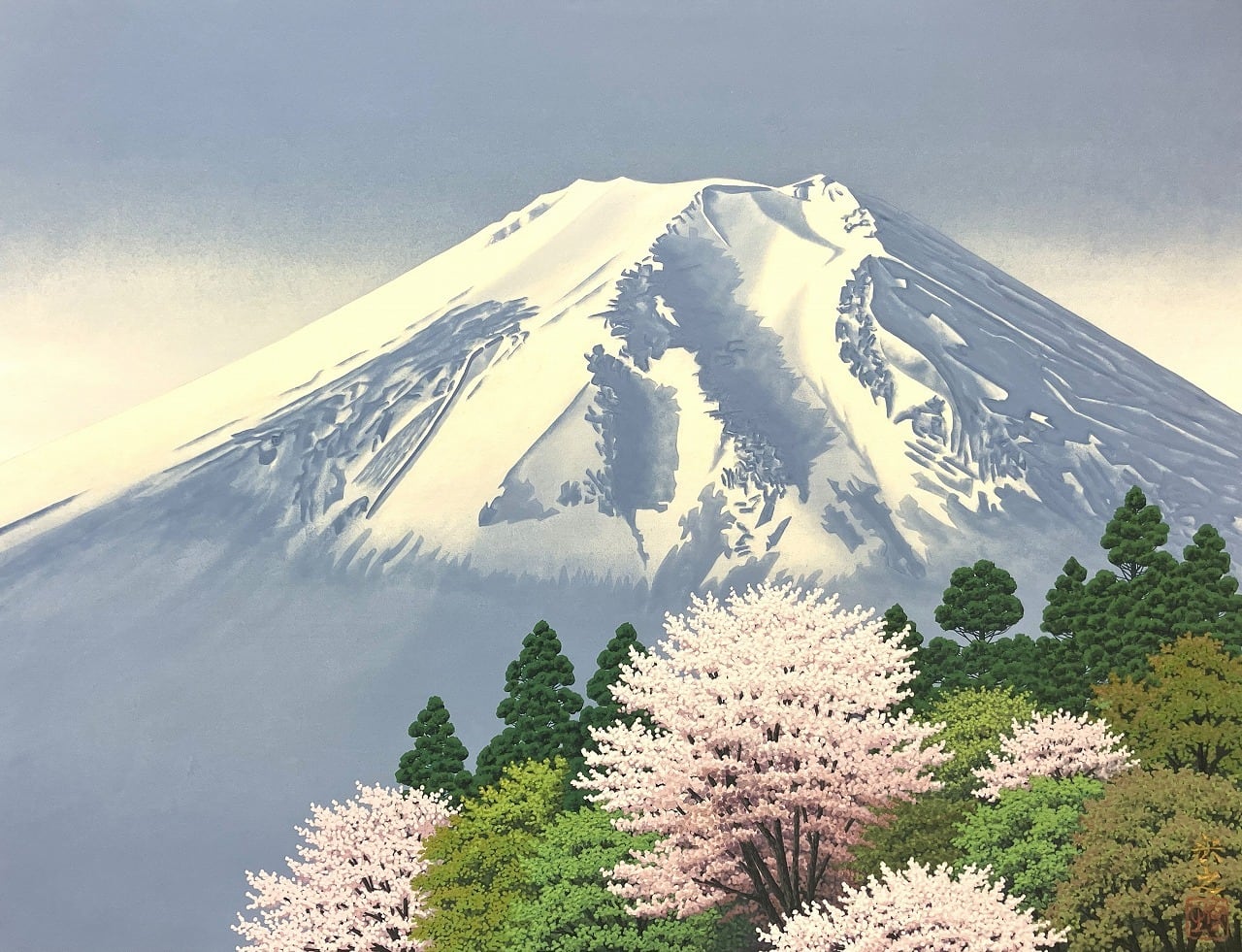 富士桜景