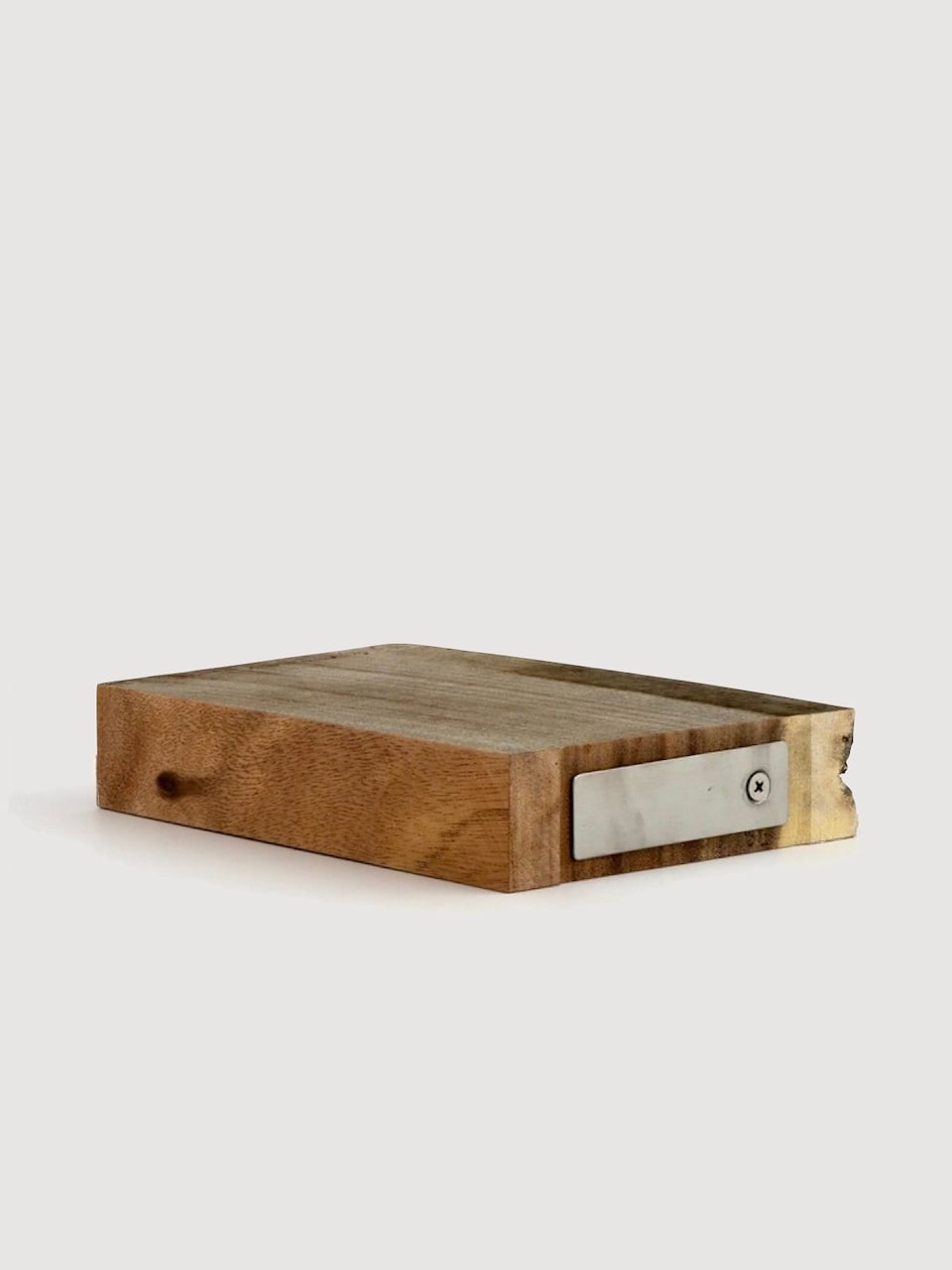 無垢材のブックエンド｜モンキーポッド｜Solid Wood Bookend 