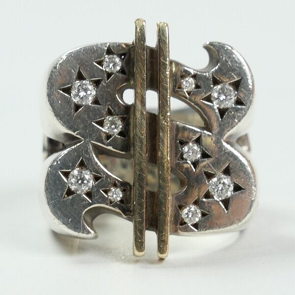 Size【25】 TENDERLOIN テンダーロイン $ RING SILVER/STONE ダラー