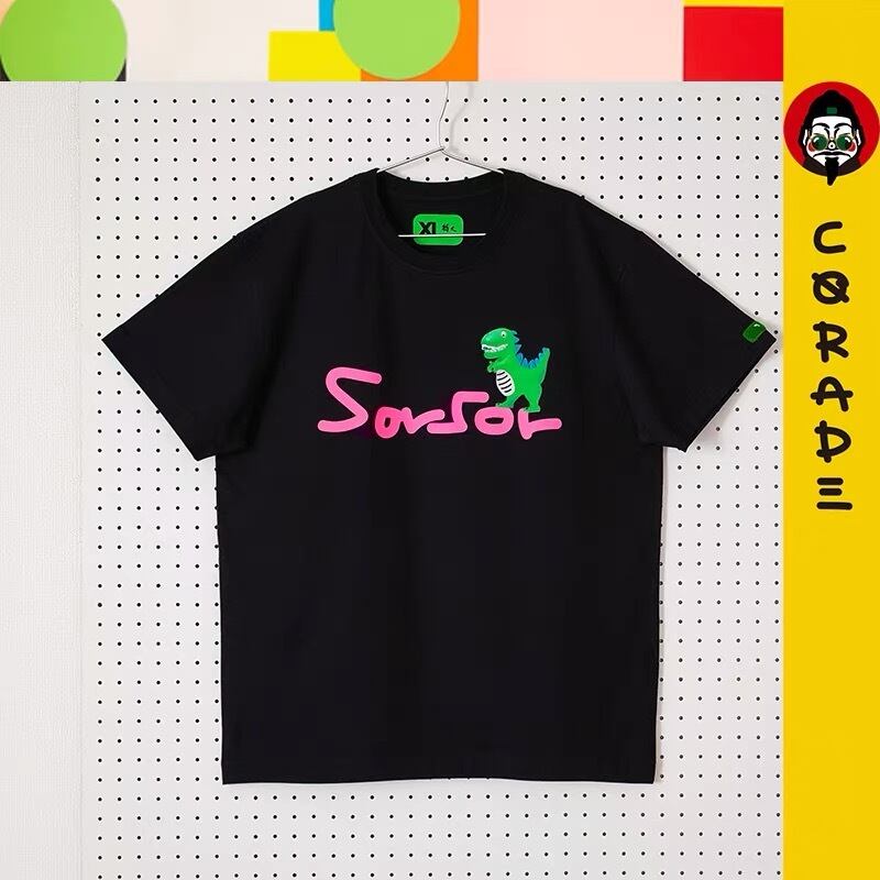 【予約販売商品】SorsorTシャツ 21年新作Corade black sorsor3D大恐竜Tシャツ　メンズ・レディース・ユニセックス